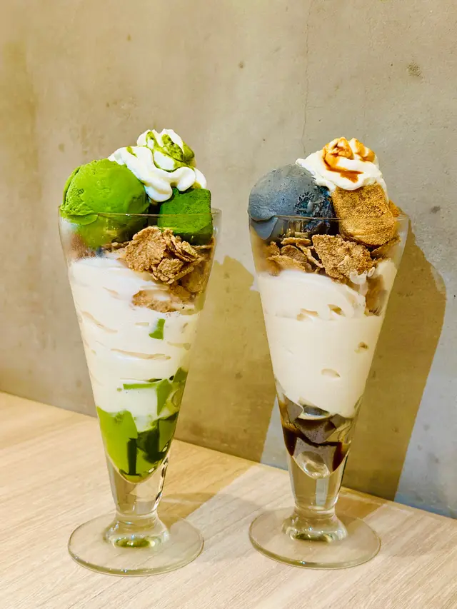 抹茶生朱古力芭菲