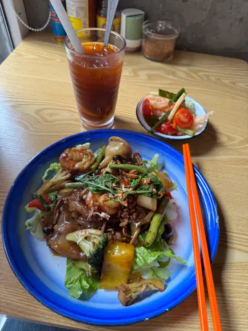 泰式炒阔粉(海鲜)