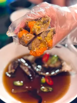 醬油蟹+紫菜飯團