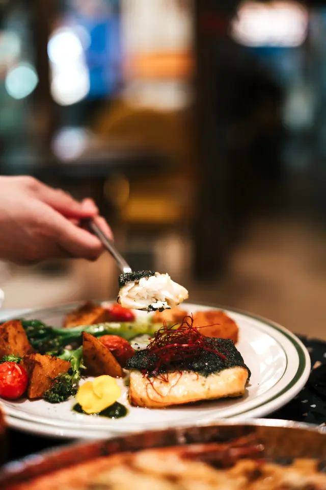 香烤紫蘇比目魚