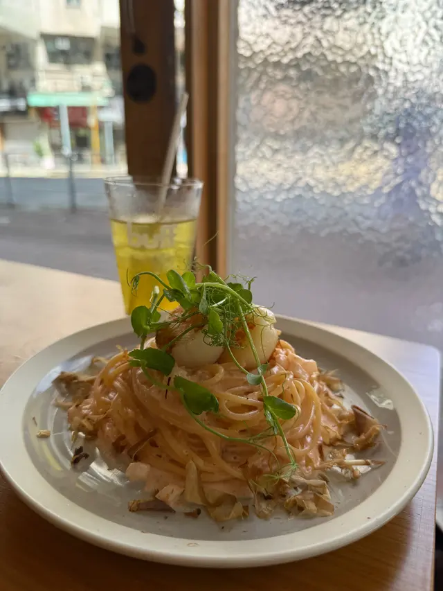 北海道帶子明太子汁意粉