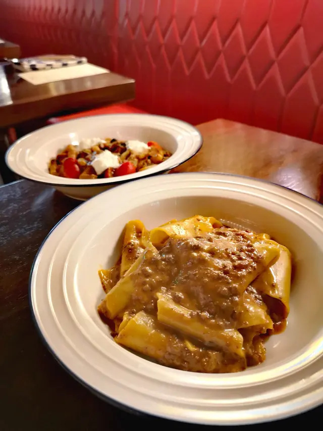 Homemade Pappardelle Bolognese