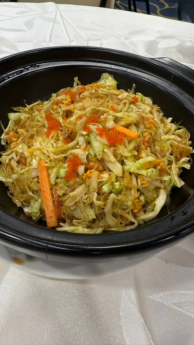 乾煸蟹籽粉絲煲