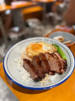 脢腩雙拼叉燒飯