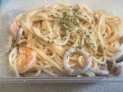 明太子海鲜意大利粉