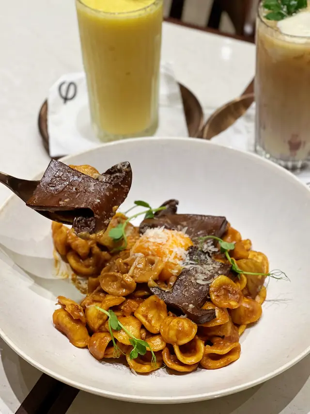 香烤舞茸菇栗子貓耳朵粉