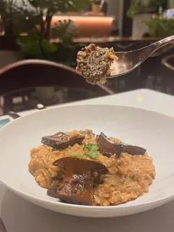 板栗蘑菇忌廉意大利飯