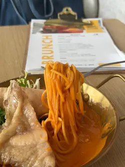 蜂蜜蒜蓉雞扒辣奶油意粉