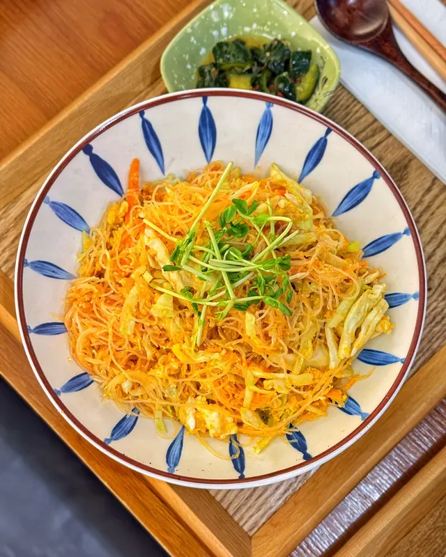 蟹肉明太子炒新竹米粉