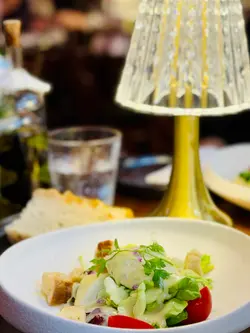 Fish Brandade Salad with Lemon dressing 香草鱼茸薯仔沙律配柠檬酱