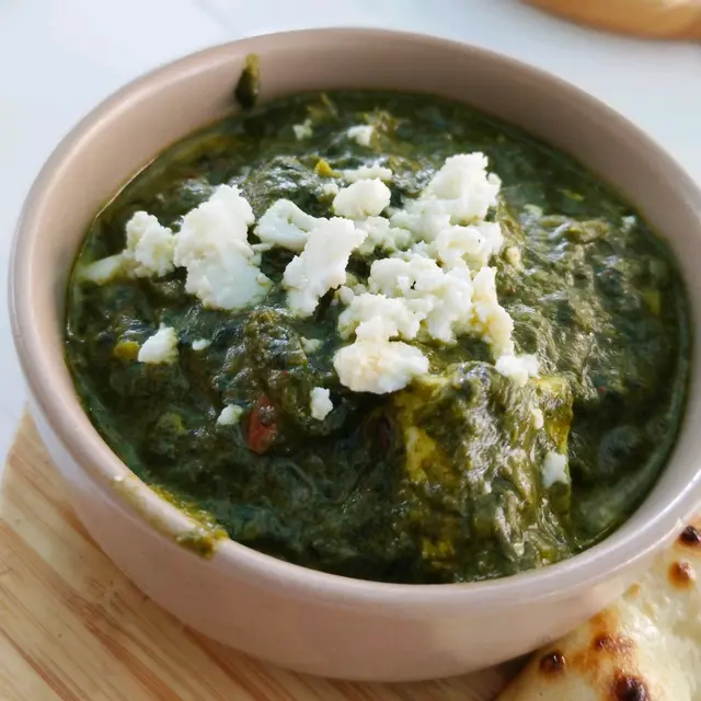 (午餐) 印式芝士燴菠菜