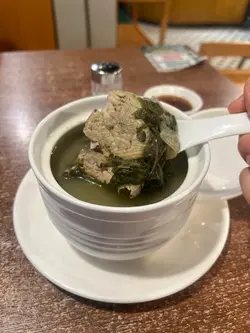 老火菜乾煲豬肺湯(一盅(1人份量)