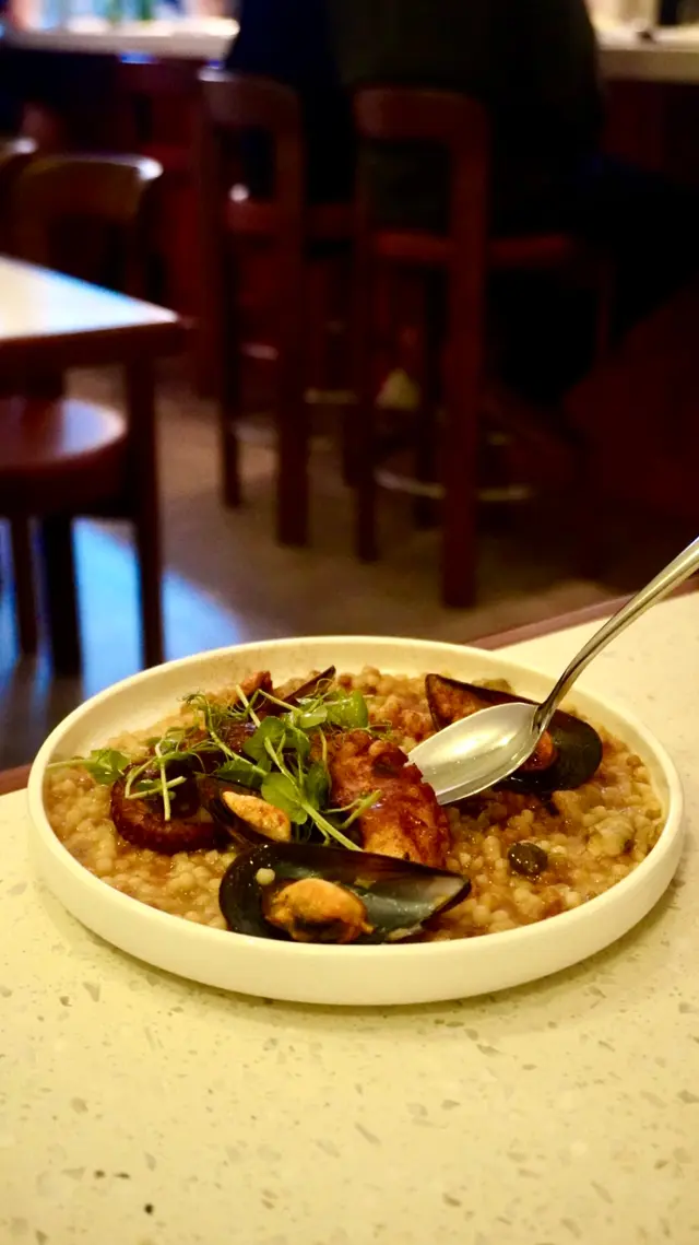 Grill Octopus Fregola