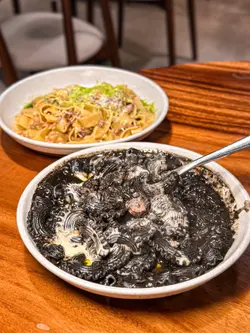 Octopus & Squid Ink Ragu Creste di Gallo
