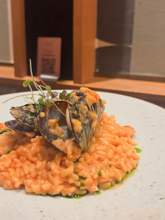 蕃茄忌廉海鮮意大利飯