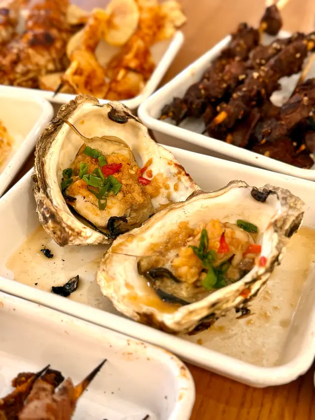 蒜蓉烤新鮮生蠔