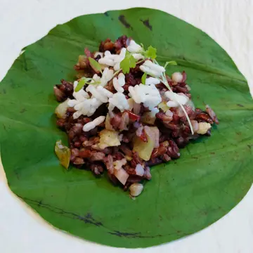 野菜荷葉飯