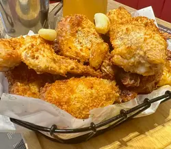 黄金蒜香脆烤鸡