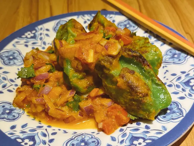 沙律涼伴薯仔純素餃