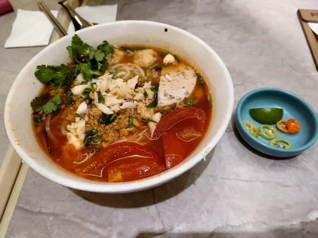 會安蕃茄蟹檬檬粉