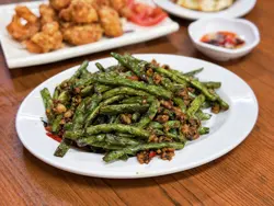 欖菜肉鬆四季豆