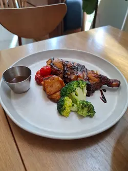 柚子蜜烤春鸡 (半只) 烤薯