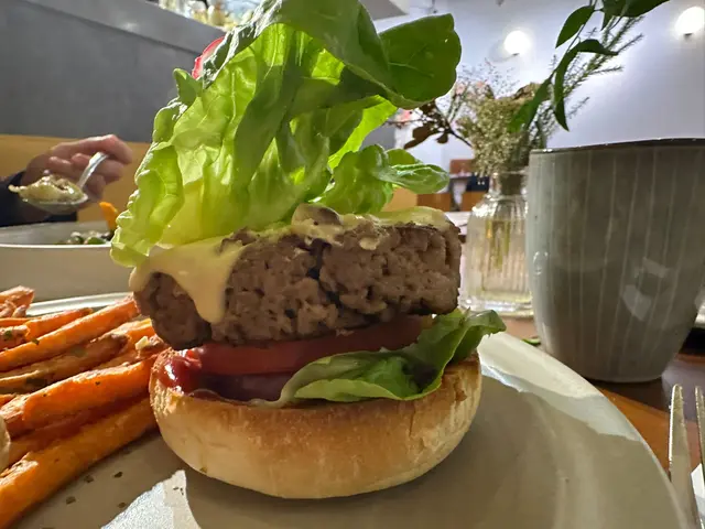 素年經典不可能芝士漢堡配薯條