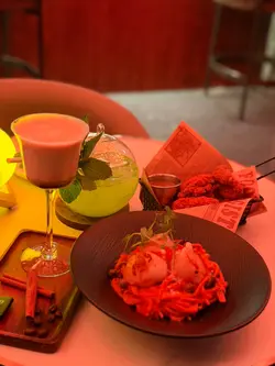 Sea Urchin Sauce Pasta With Scallops And Salmon