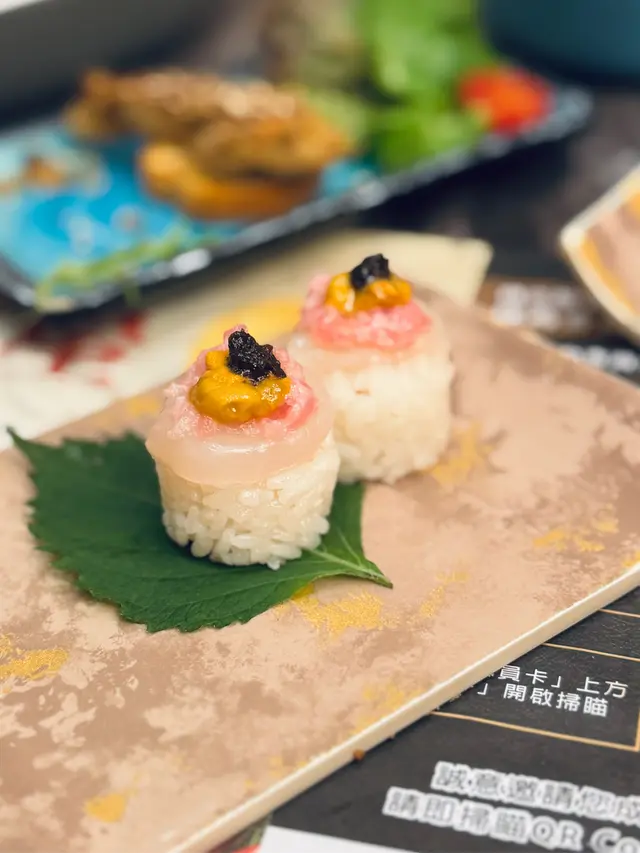 海膽拖羅黑松露帶子