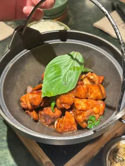 三杯鸡配白饭套餐