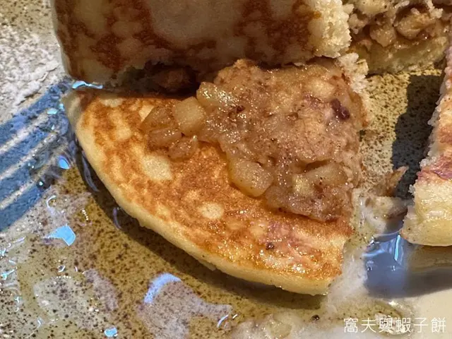 楓糖蘋果燕麥美式鬆餅