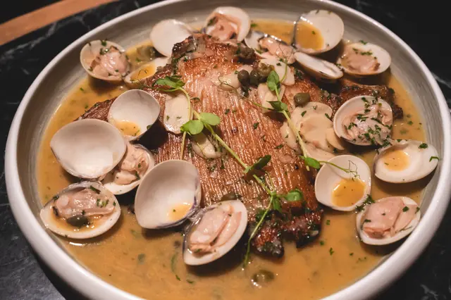 Skate Fish and Clams