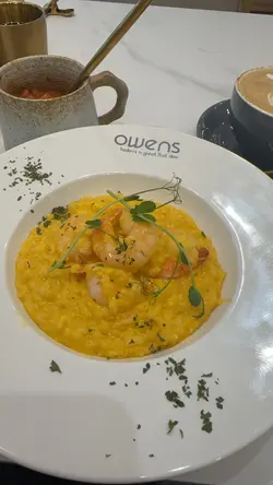 南瓜汁大虾意大利饭