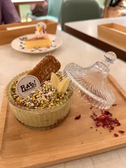 自家制开心果麻糬提拉米苏