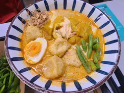 海南鸡喇沙掺掺