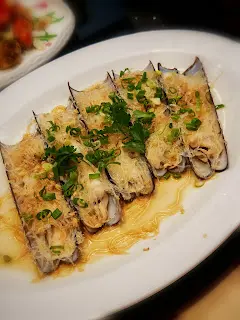 蒜蓉粉絲蒸蟶子