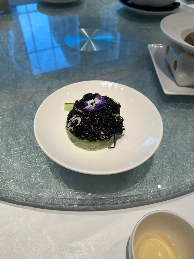 蝦頭拌頭水紫菜