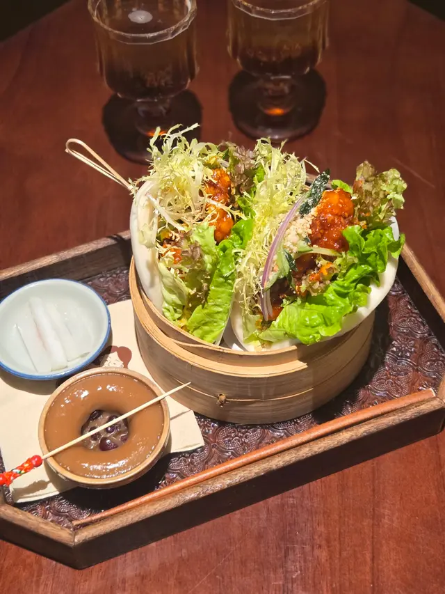 韓式脆爆炸雞刈包