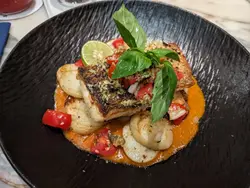 Pan-Fried Sea Bass