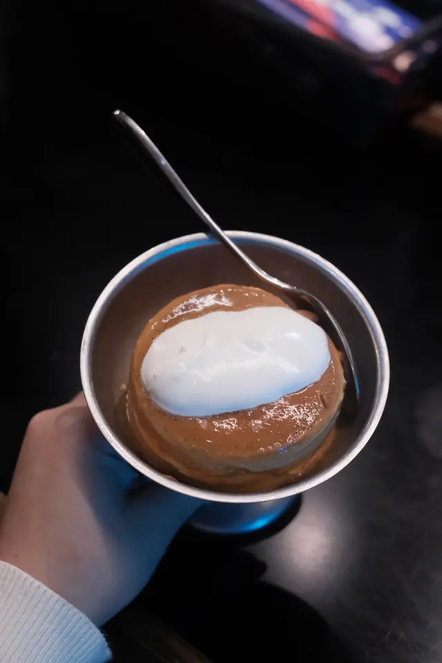 昭和硬布丁+冷萃咖啡/煎茶