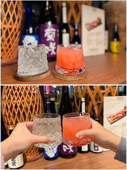 Suntory桃酒$68  &  九州甘王草莓乳酸$38