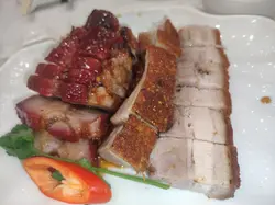 燒味雙拼叉燒燒腩仔