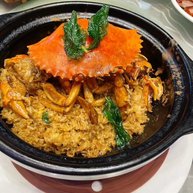 招牌白胡椒蟹焗飯