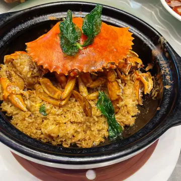 招牌白胡椒蟹焗饭