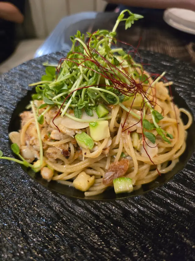 蒜香蟹肉意大利粉