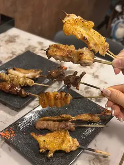 本地新鲜三黄鸡串烧omakase(10款)