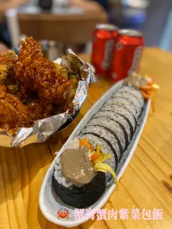 蟹膏蟹肉紫菜包飯