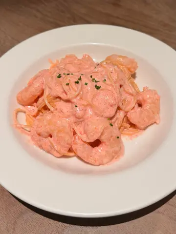 日式明太子忌廉大虾意粉