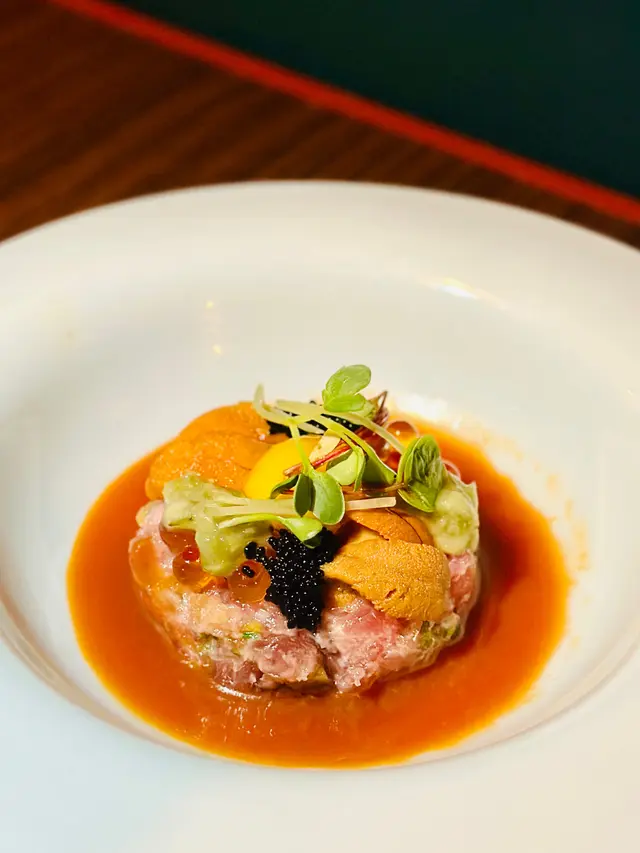 香蔥吞拿魚他他