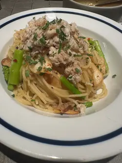 辣蒜香蟹肉意大利粉